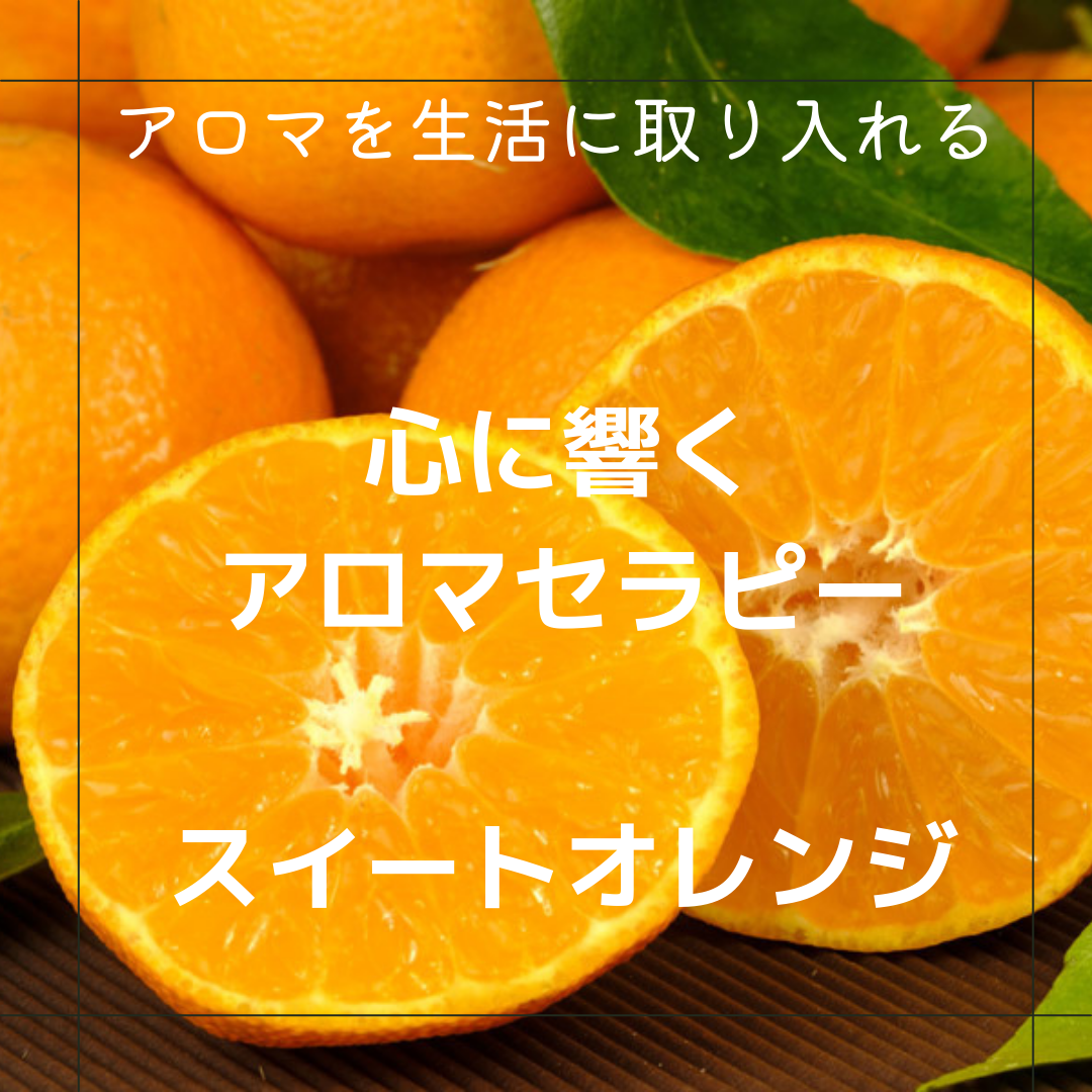【大阪市城東区でアロマ】心に響く香りスイートオレンジとは？